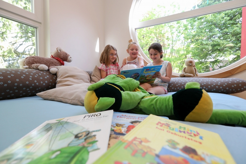 Lieblingsplatz zum Kuscheln, Erzählen, Lesen und Träumen
