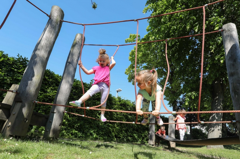 Außengelände Kinder Klettern